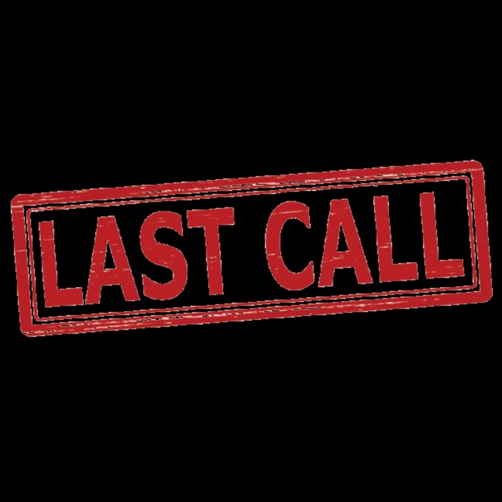 ‼️Last Call ‼️
